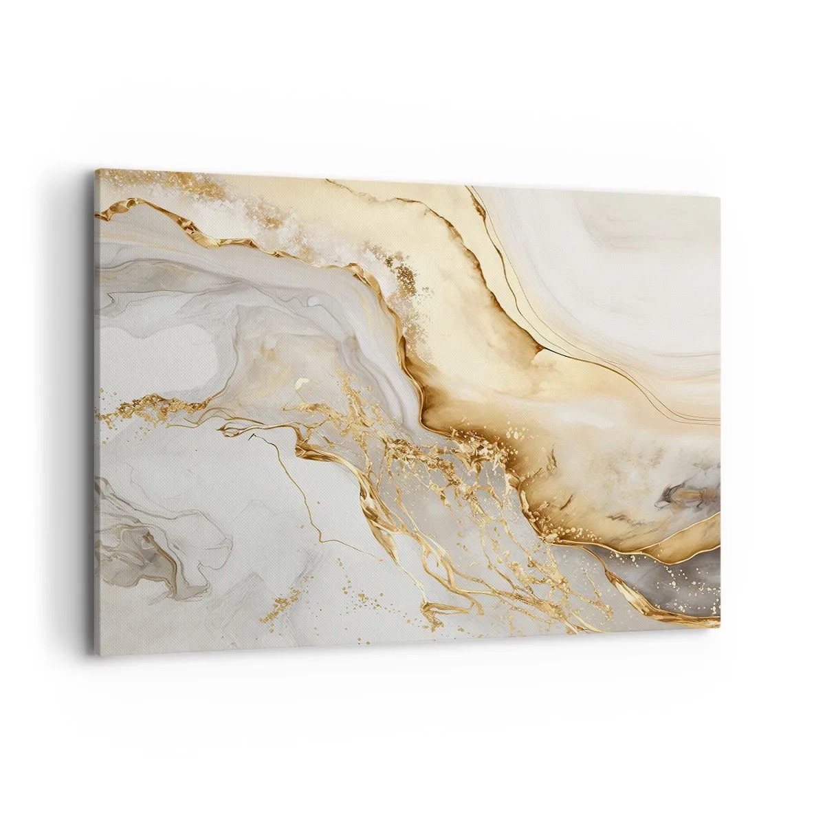 Schilderen op canvas - Abstractie: schoonheid en goedheid - 120x80 cm