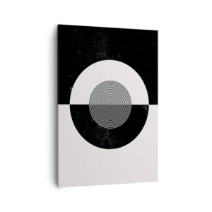 Schilderen op canvas - Harmonie in zwart-wit - 70x100 cm