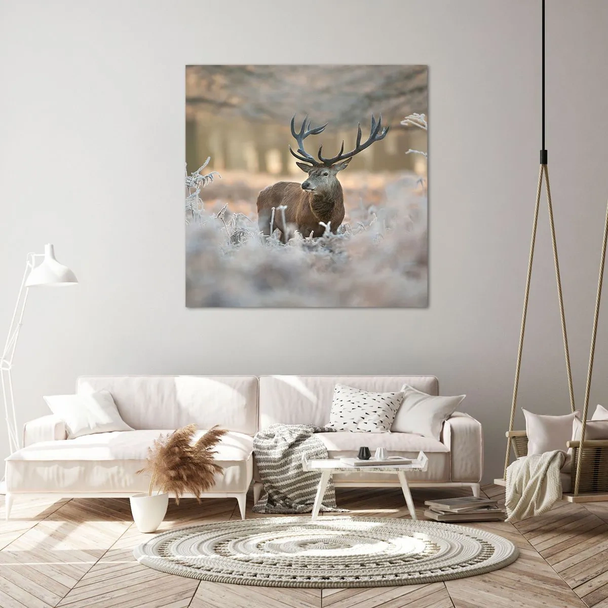 Schilderen op canvas - Een frisse ochtend - 60x60 cm