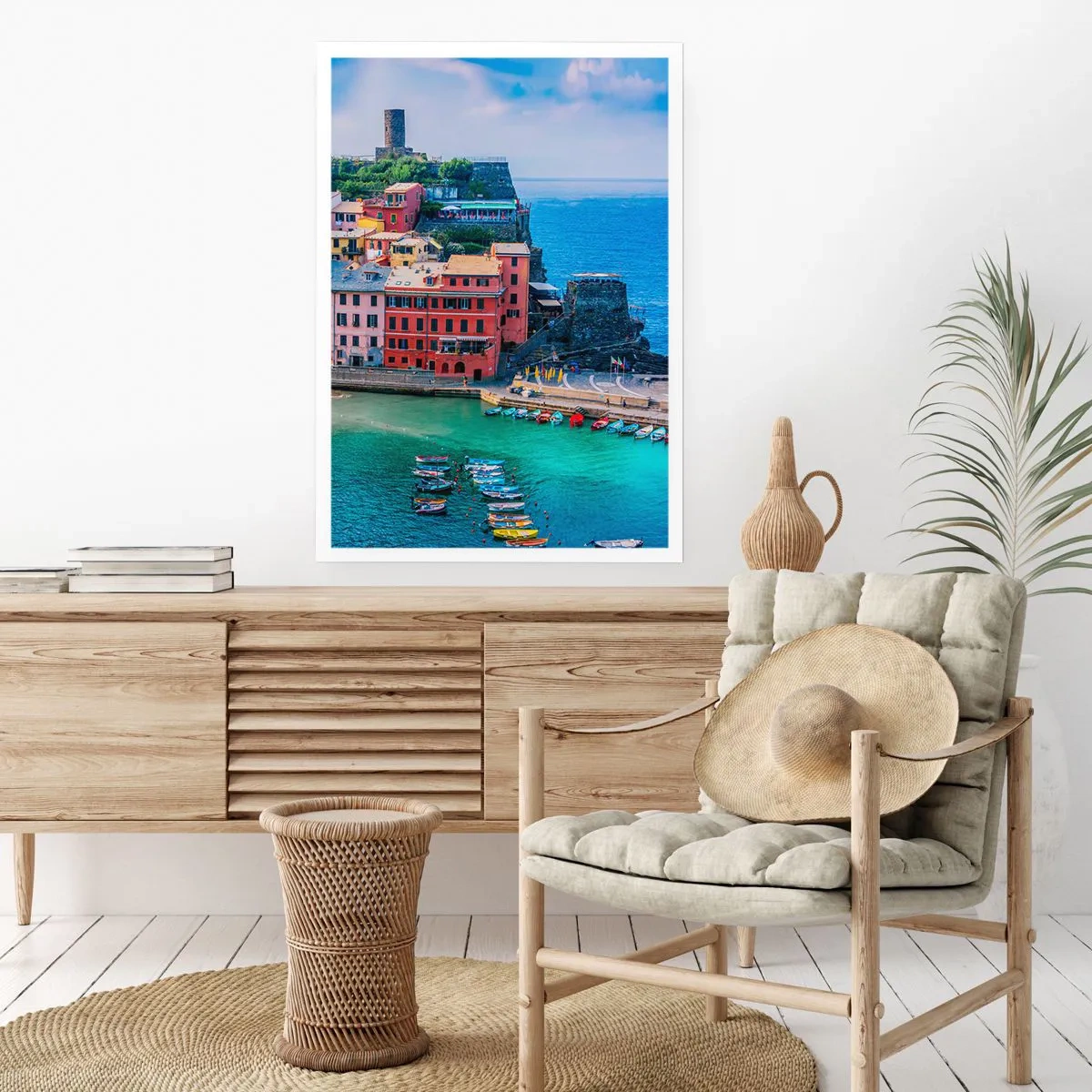 Poster - Mediterrane magische stad - 50x70 cm