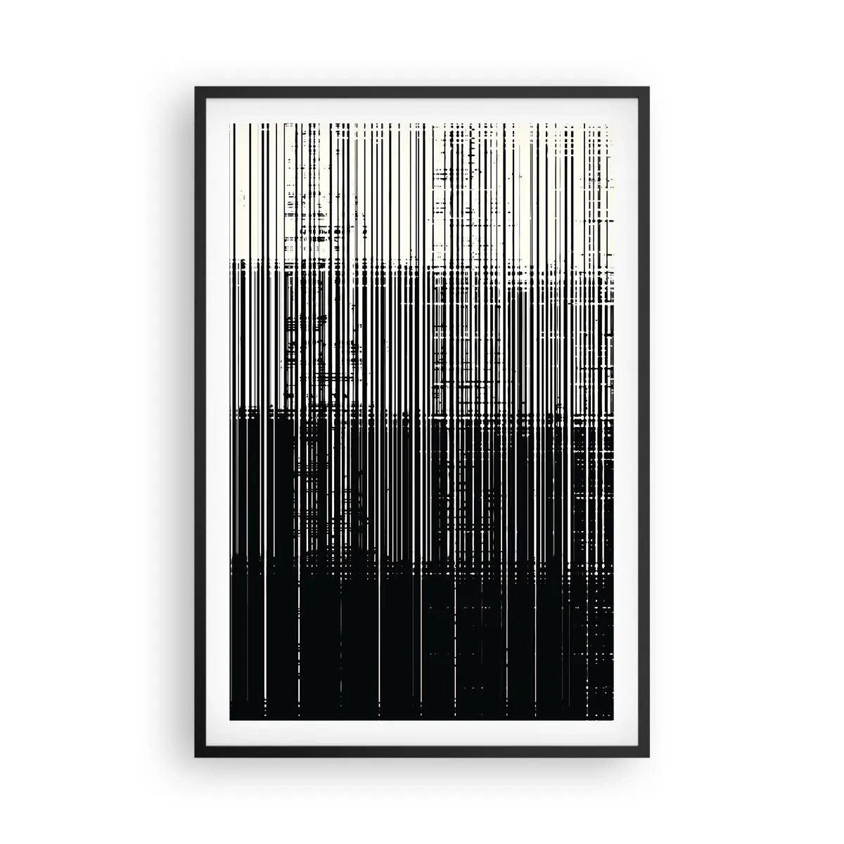 Poster in een zwarte lijst - Golven en vibraties - 61x91 cm