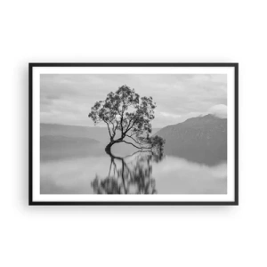 Poster in een zwarte lijst - Er is zo'n land - 91x61 cm