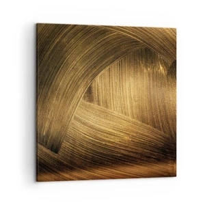 Schilderen op canvas - In een gouden doolhof - 50x50 cm