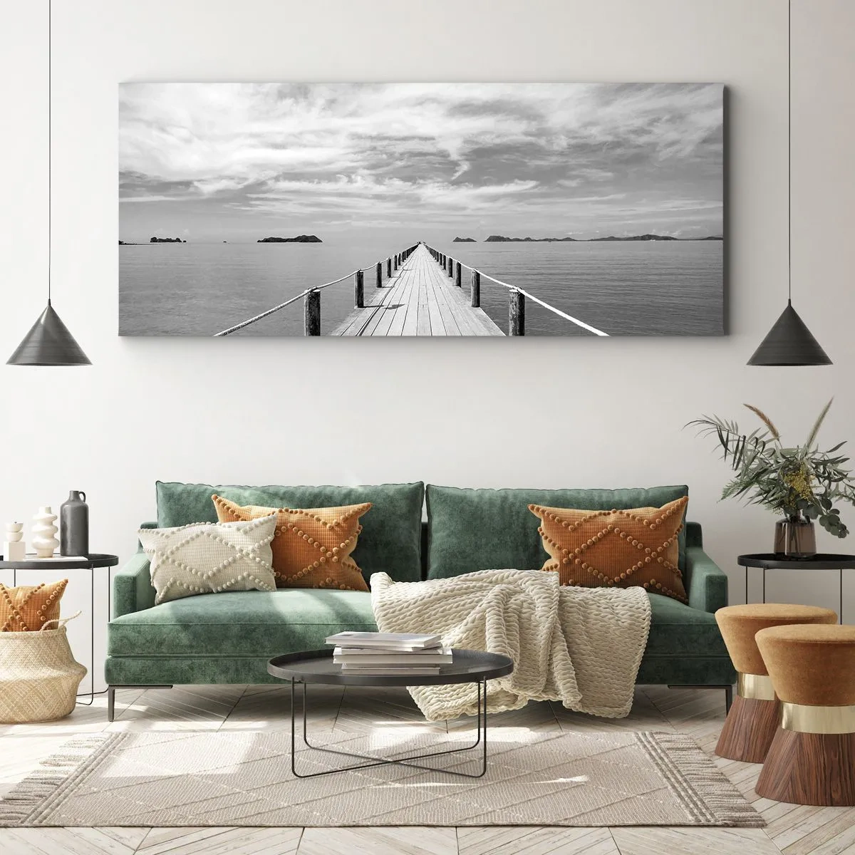 Schilderen op canvas - Of misschien een reis... - 100x40 cm