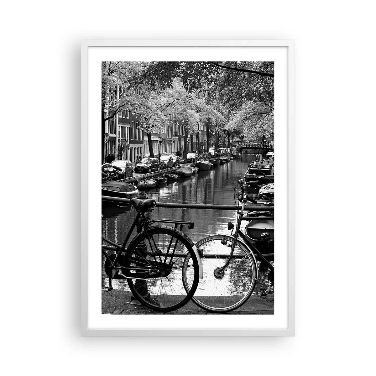 Poster in een witte lijst - Een heel Nederlands uitzicht - 50x70 cm