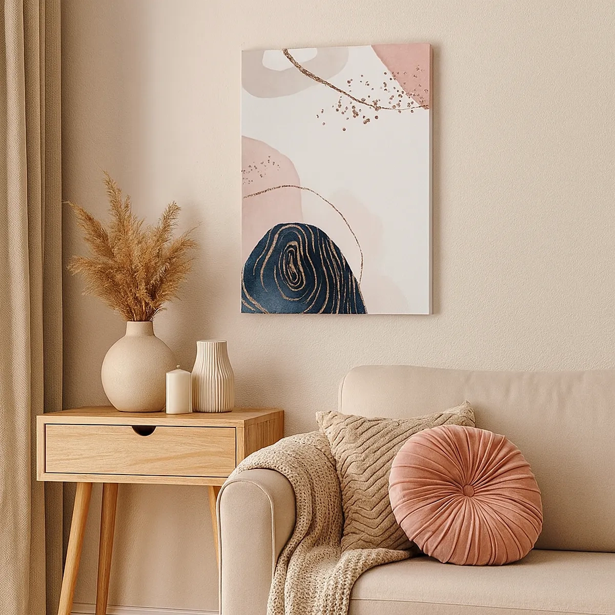 Schilderen op canvas - Alles vloeit - 50x70 cm