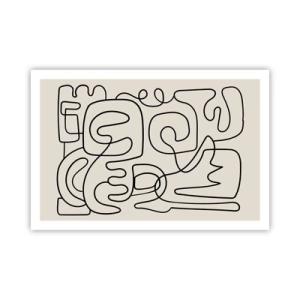 Poster - Volg het pad - 91x61 cm