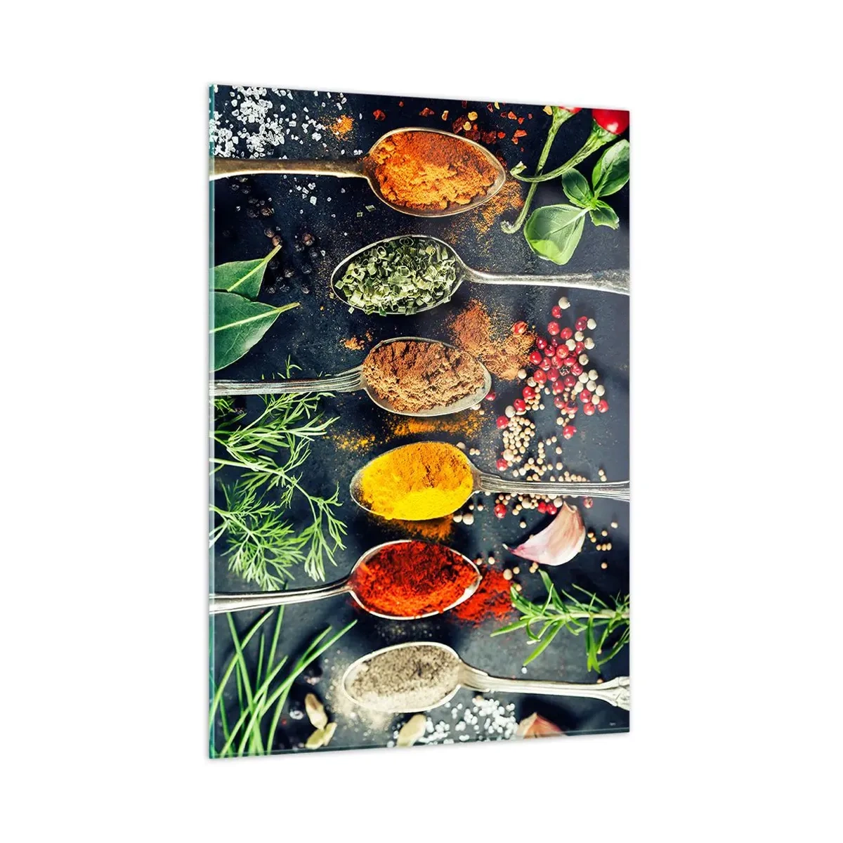 Schilderen op glas - Culinaire magie - 50x70 cm