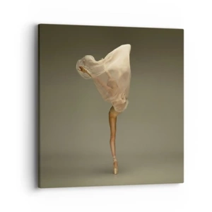 Schilderen op canvas - Het zal snel omhoog vliegen - 40x40 cm