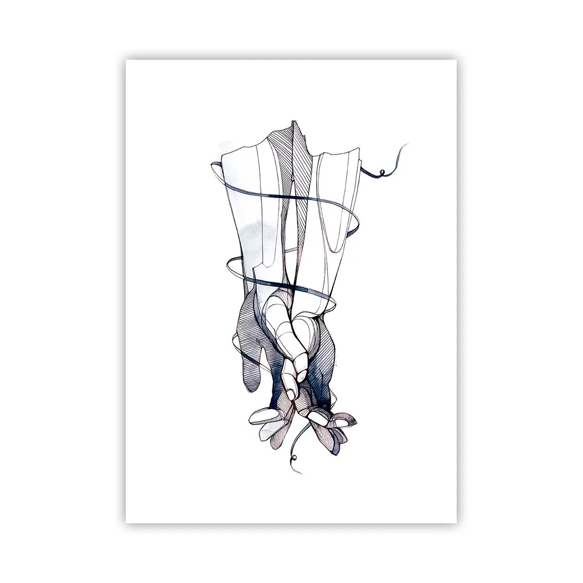Poster - Touch-studie - 50x70 cm