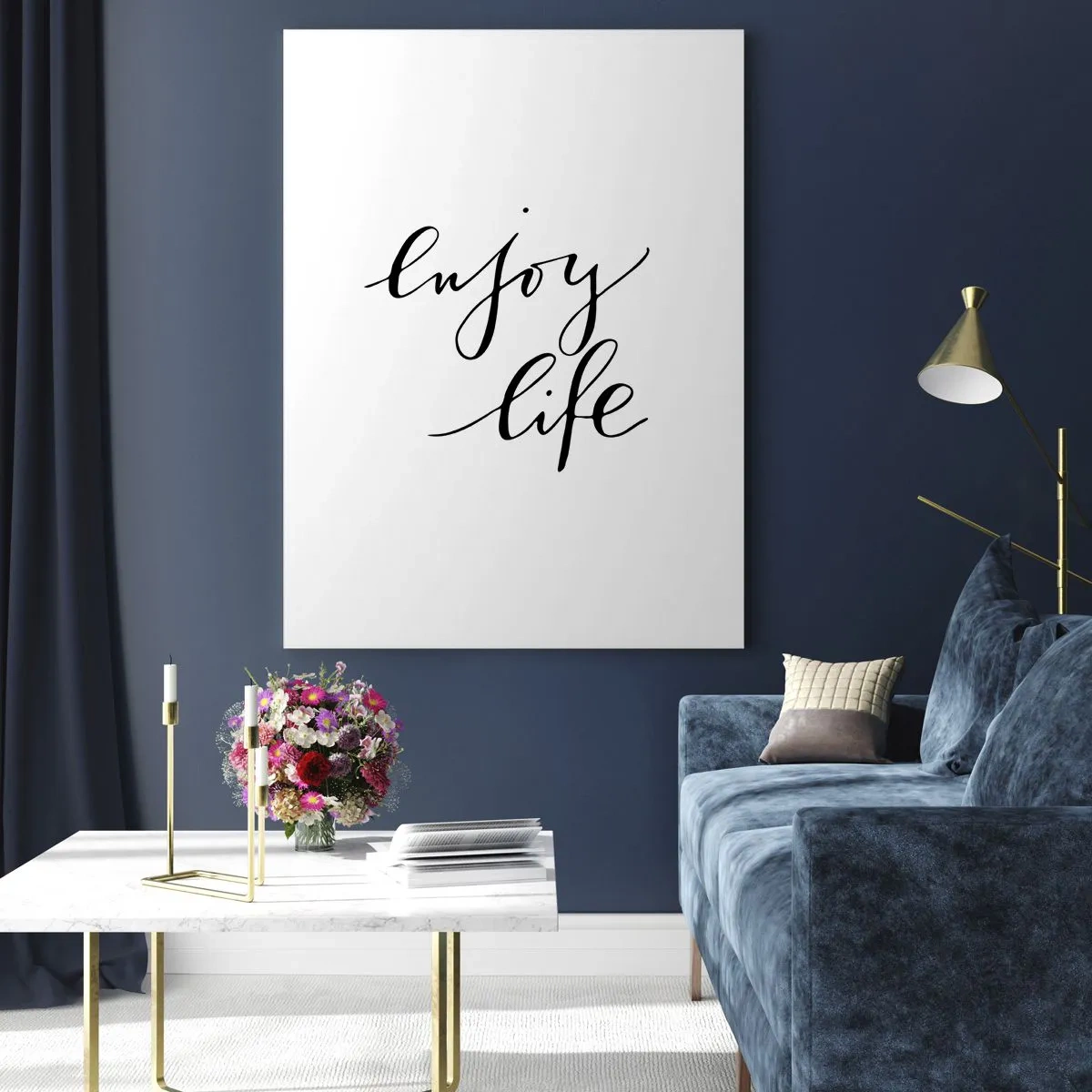 Schilderen op glas - Niets aan toe te voegen… - 50x70 cm