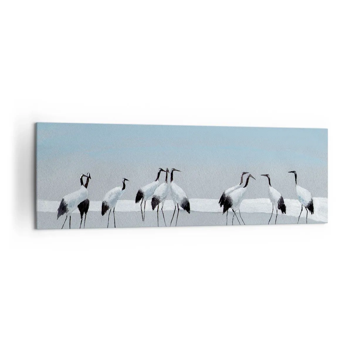 Schilderen op canvas - Na een warme dag - 160x50 cm
