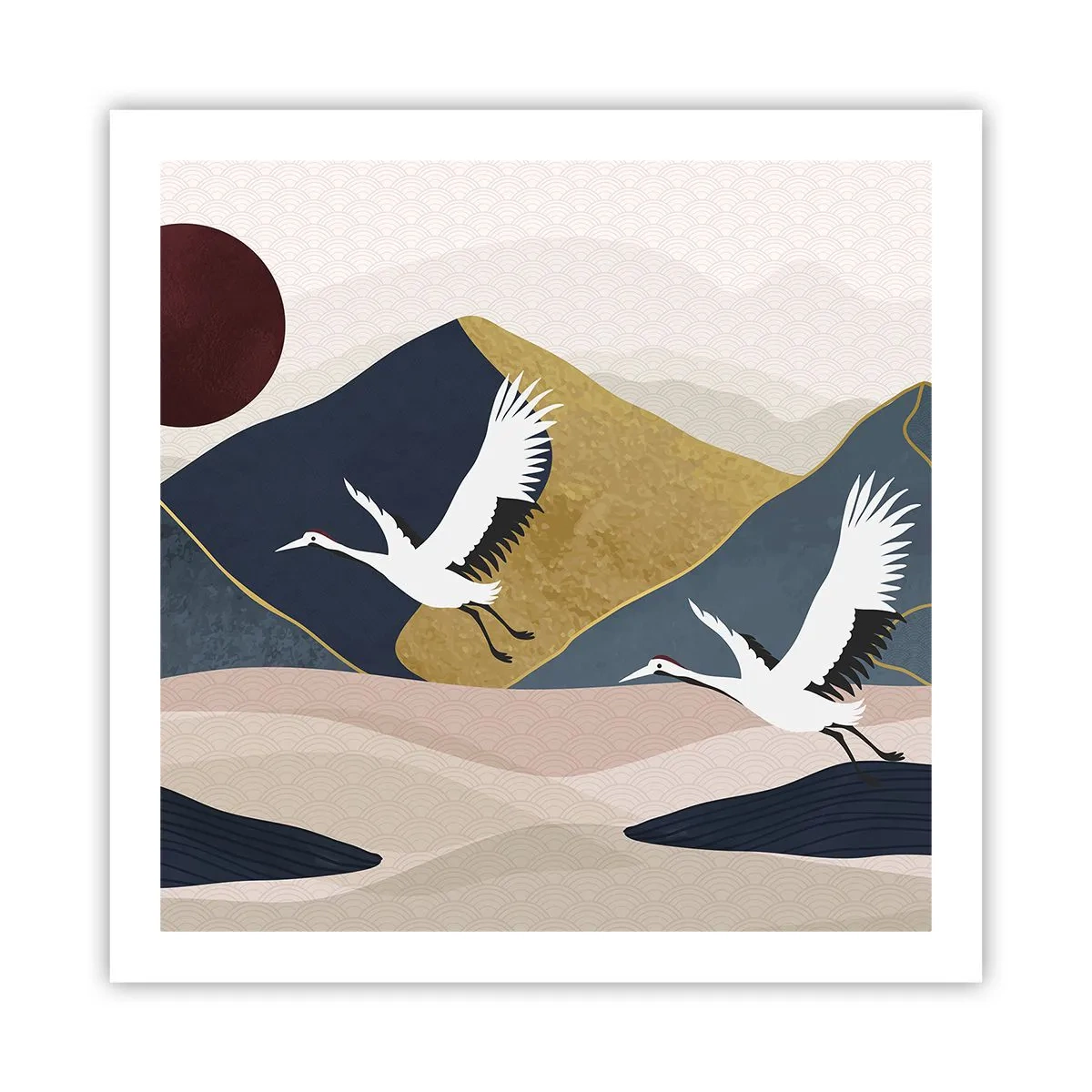 Poster - Het is weer een dag GEGAAN - 60x60 cm