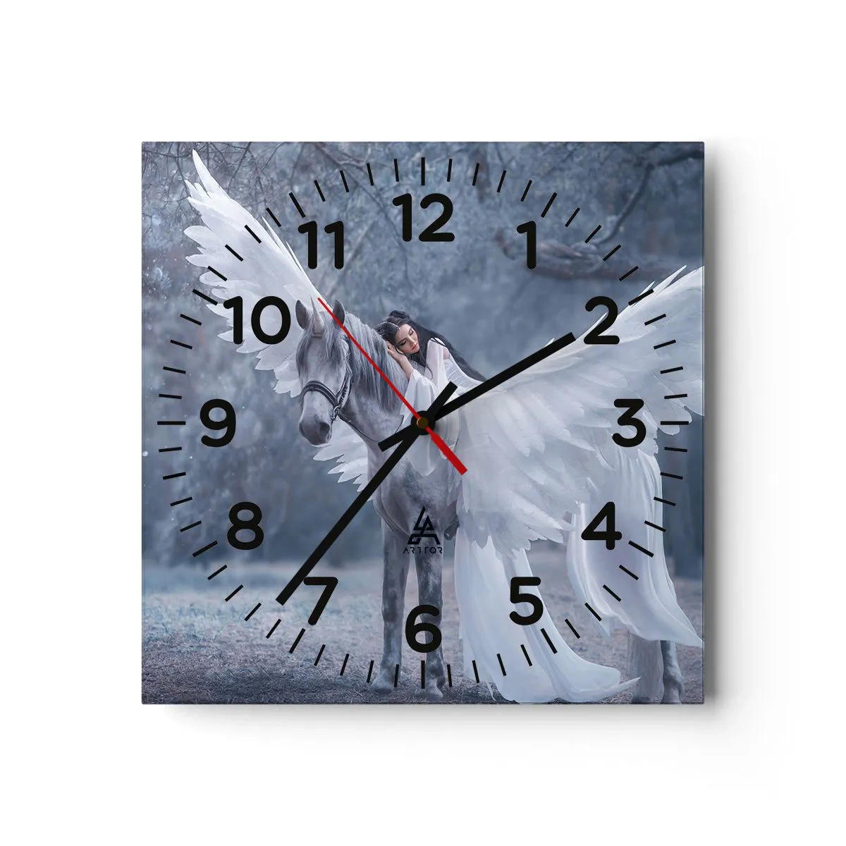 Wandklok - Klok - Een geïnspireerd moment - 30x30 cm