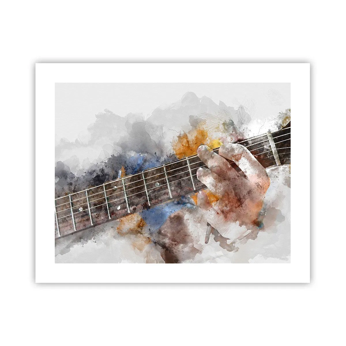 Poster - Poëzie tussen de snaren - 50x40 cm