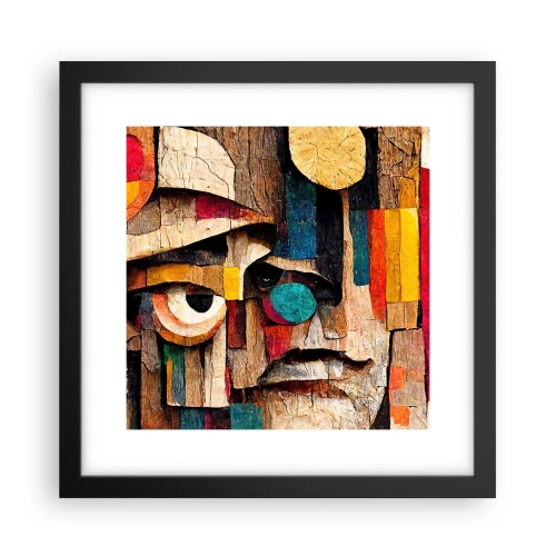 Poster in een zwarte lijst - Ik zie je… - 30x30 cm