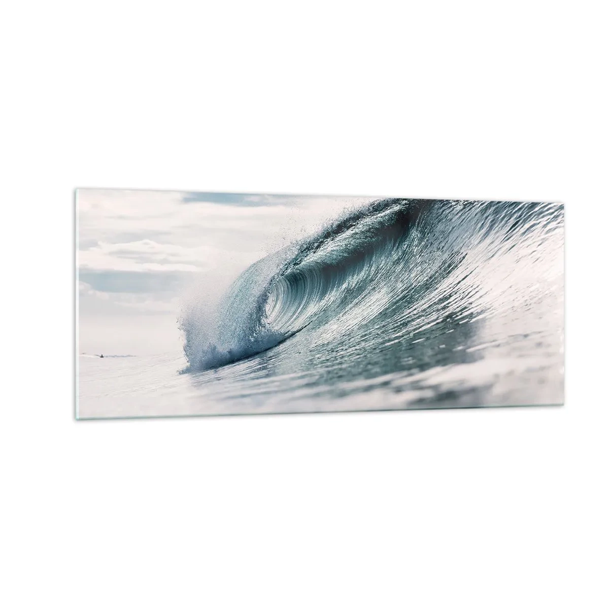 Schilderen op glas - Waterpiek - 100x40 cm