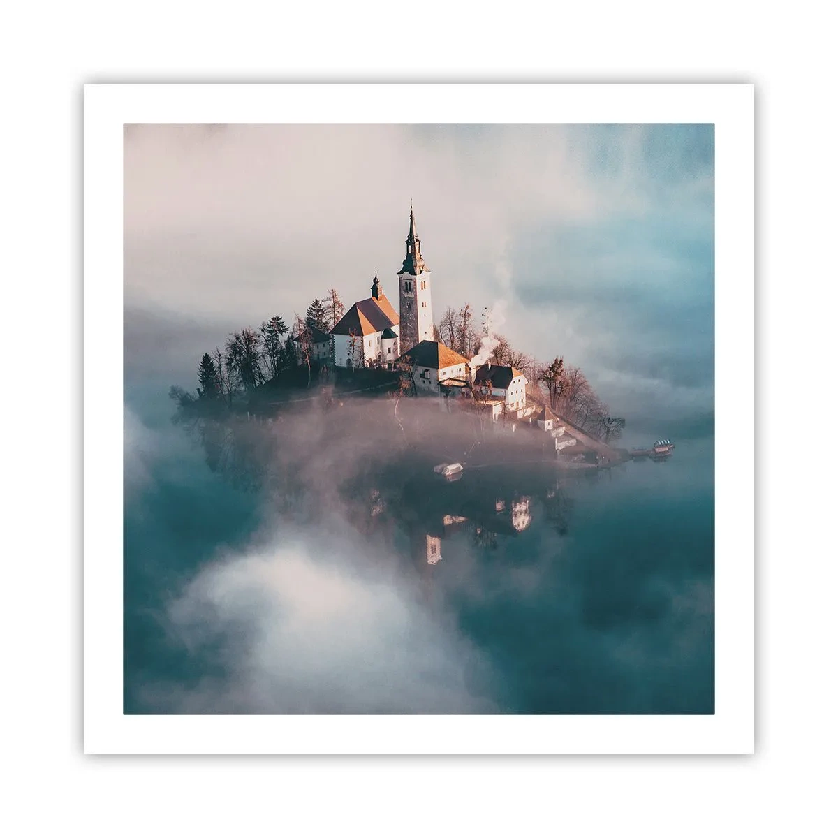 Poster - droom eiland - 60x60 cm