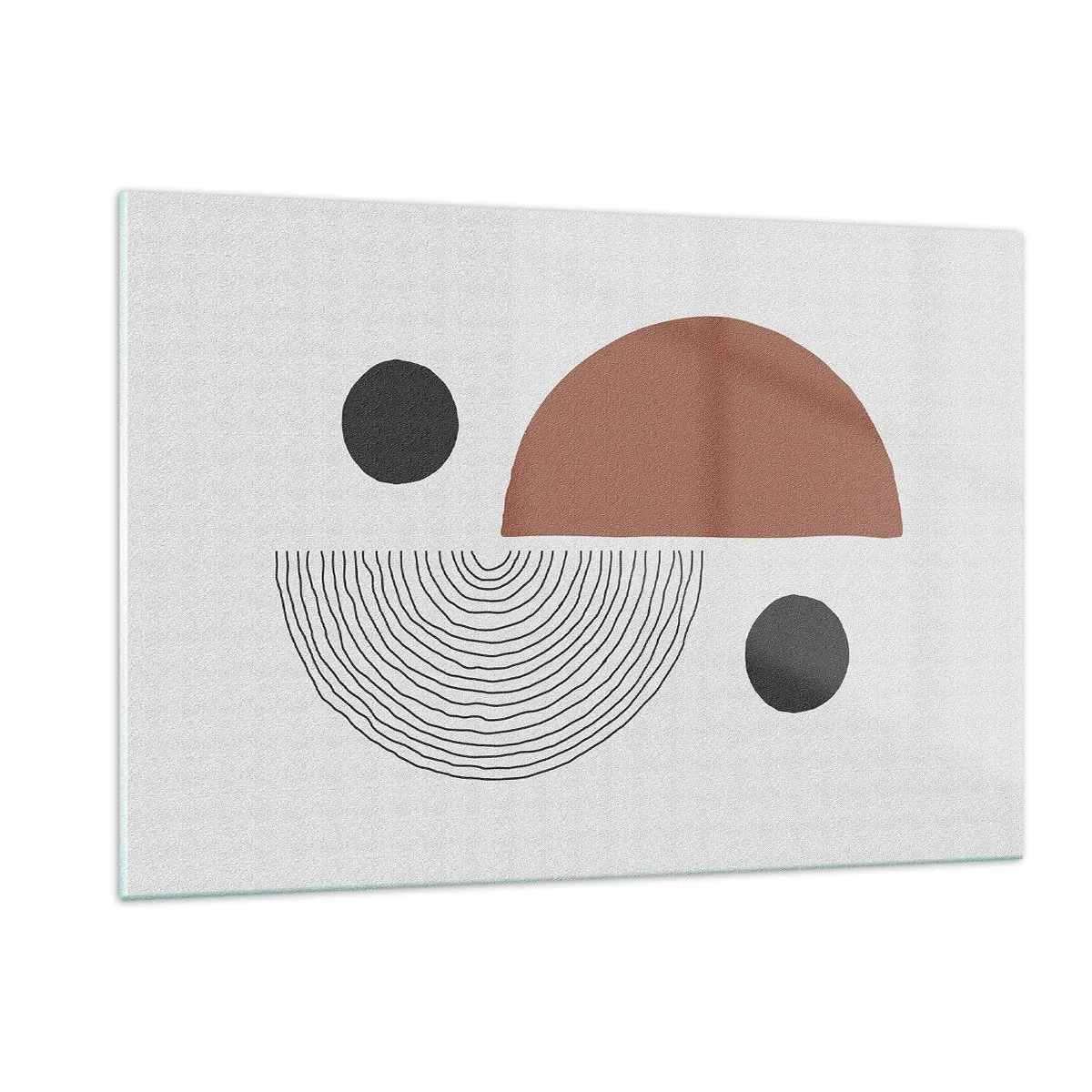 Schilderen op glas - Perfectie van het wiel - 120x80 cm