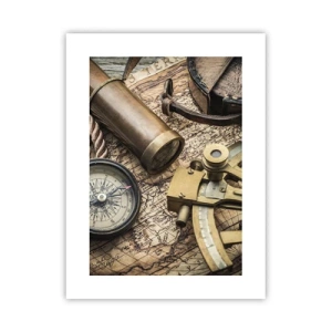 Poster - Zet koers - 30x40 cm