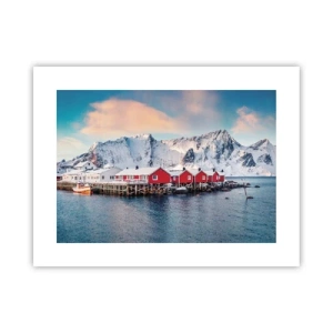 Poster - Noordelijke retraite - 40x30 cm