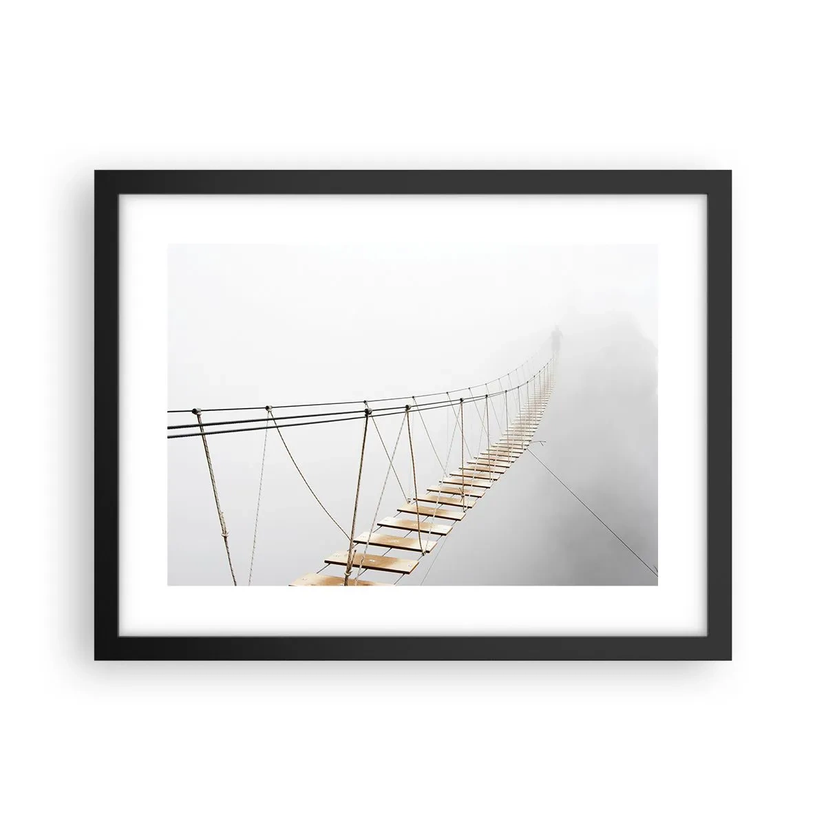 Poster in een zwarte lijst - Waar zal het je brengen? - 40x30 cm