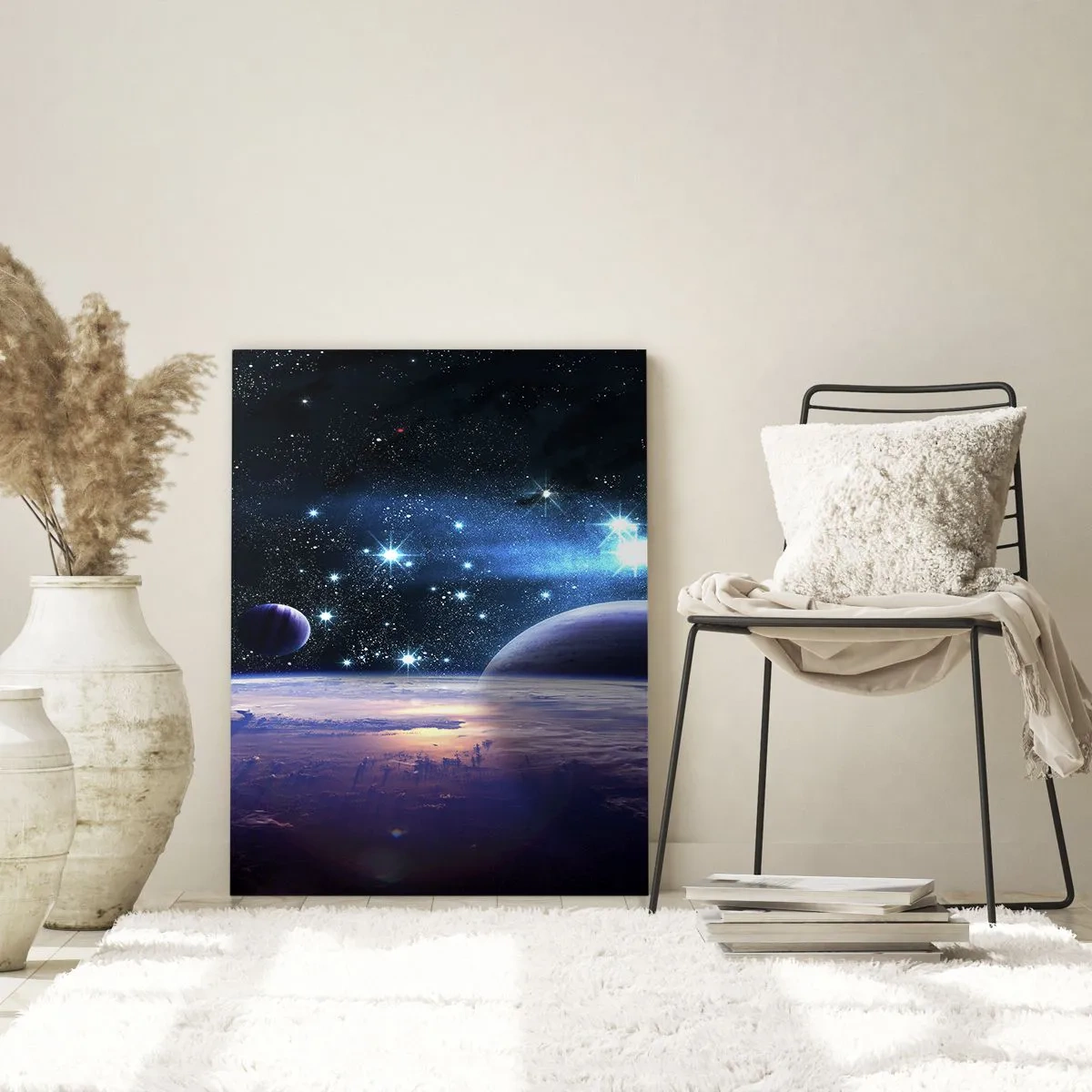 Schilderen op glas - Nog steeds alleen? - 50x70 cm