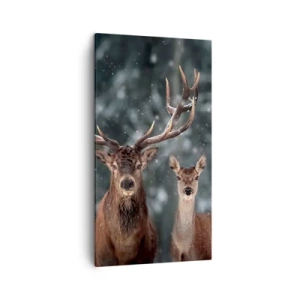 Schilderen op canvas - Heer van het bos met zijn vrouw - 45x80 cm