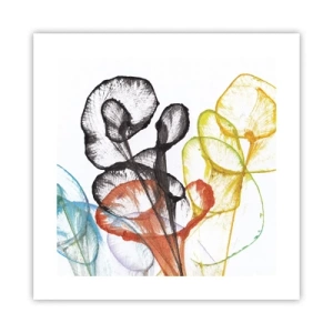 Poster - Bloemen met een ziel - 40x40 cm