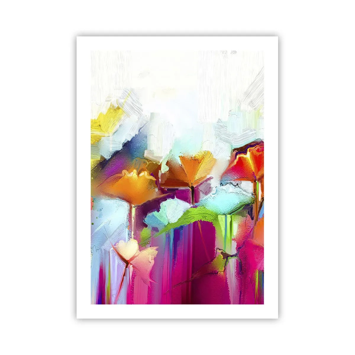 Poster - De regenboog is tot bloei gekomen - 50x70 cm