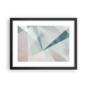 Poster in een zwarte lijst - Makkelijk maar dynamisch - 40x30 cm