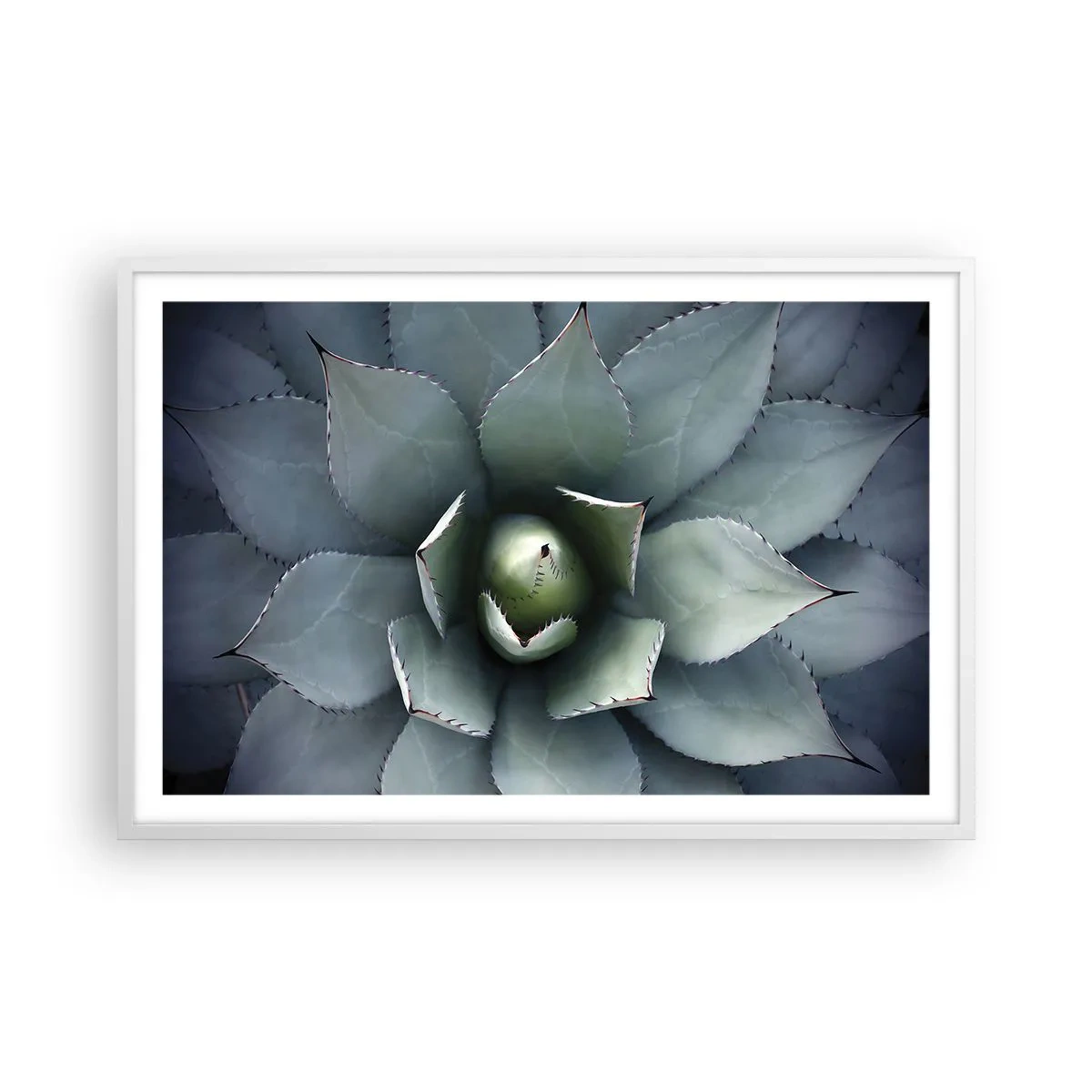 Poster in een witte lijst - Het trekt aan en waarschuwt - 91x61 cm