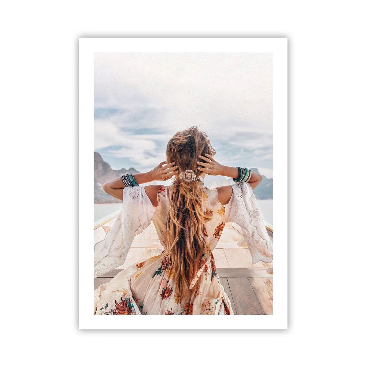 Poster - Op weg naar geluk - 50x70 cm