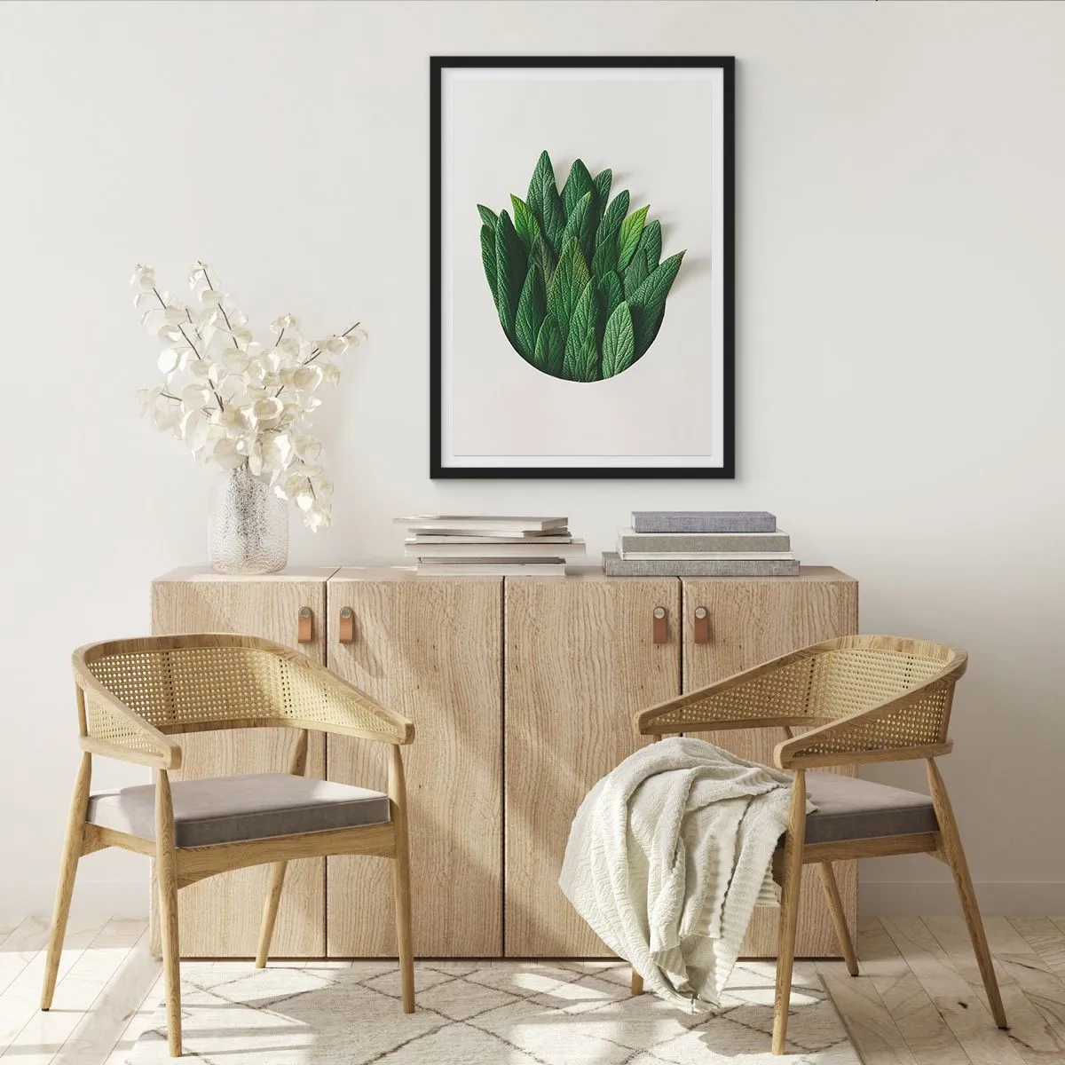 Poster in een zwarte lijst - Ongebreidelde nieuwsgierigheid - 61x91 cm