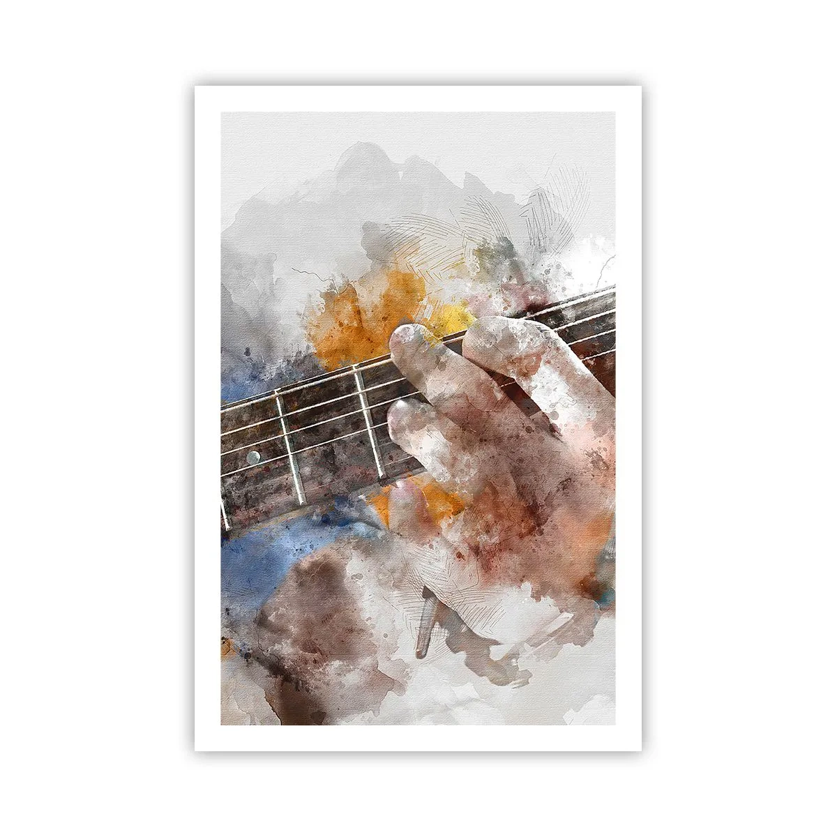 Poster - Poëzie tussen de snaren - 61x91 cm