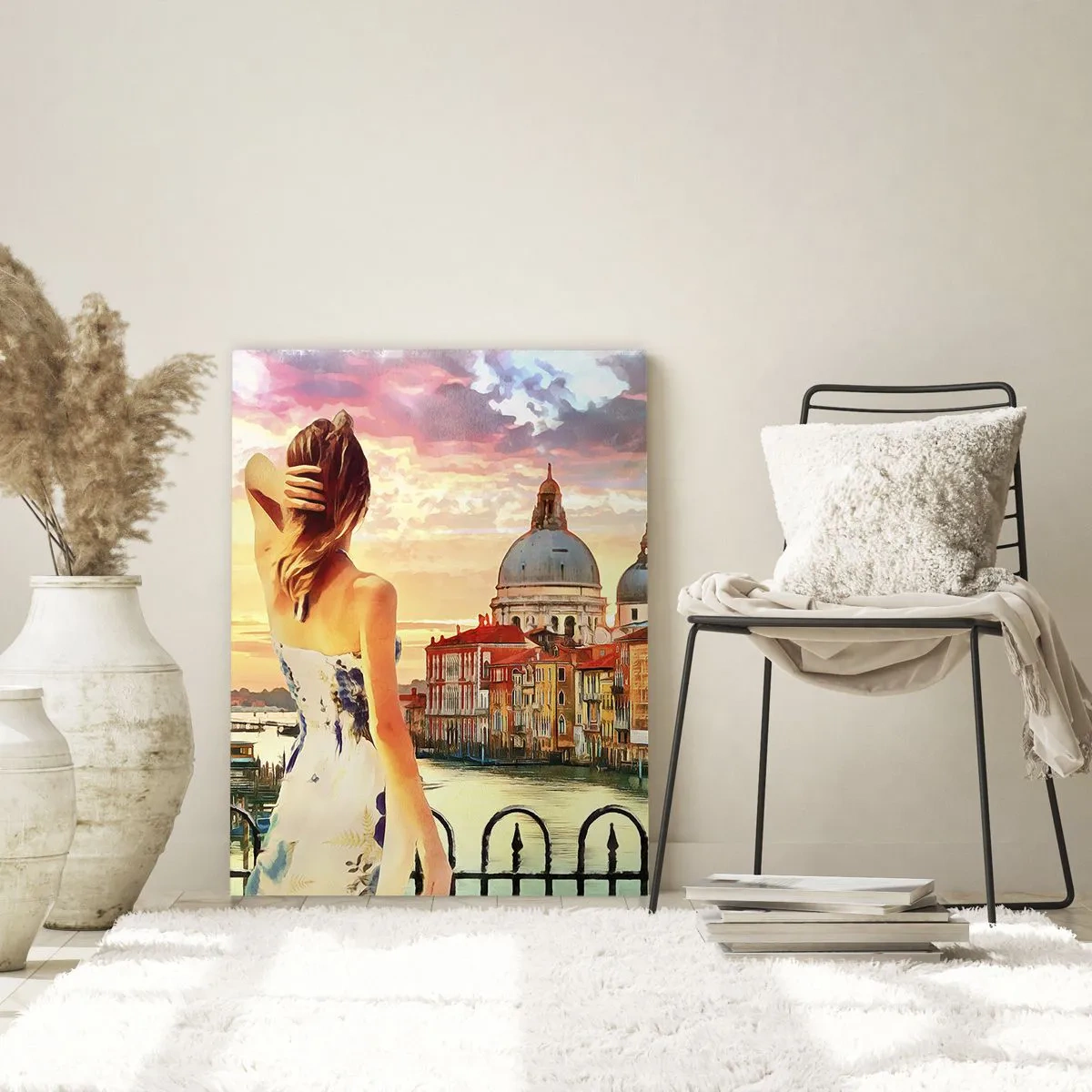 Schilderen op glas - Als een avontuur alleen in ... - 50x70 cm