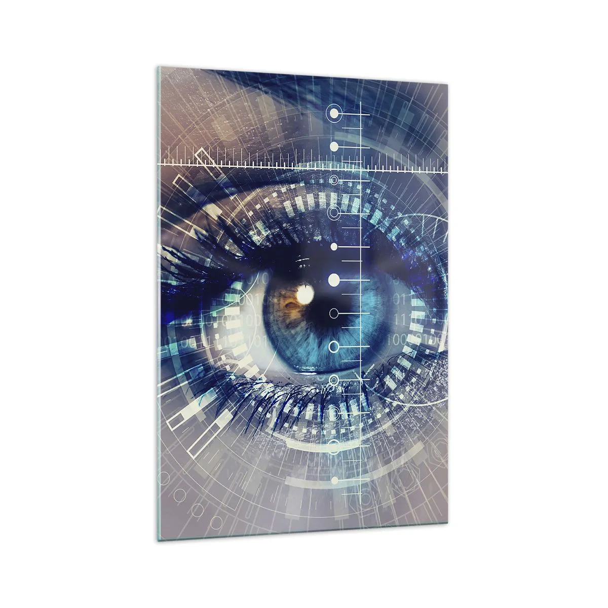 Schilderen op glas - Je denkt dat je me kent - 70x100 cm