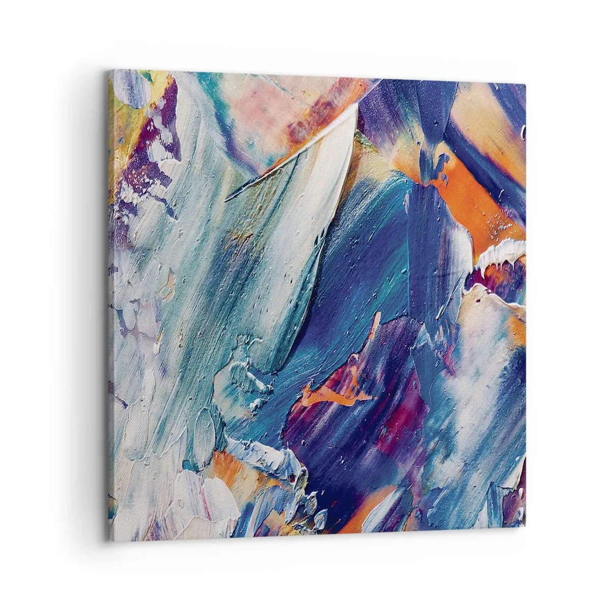 Schilderen op canvas - Kleur verwarring - 60x60 cm