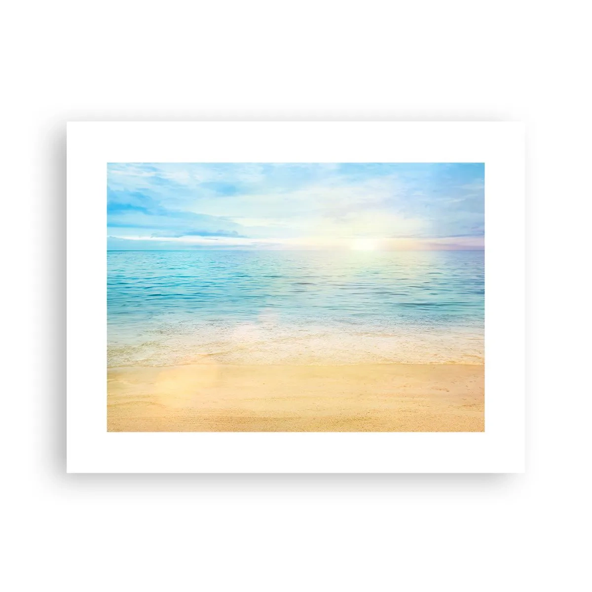 Poster - Groot blauw - 40x30 cm