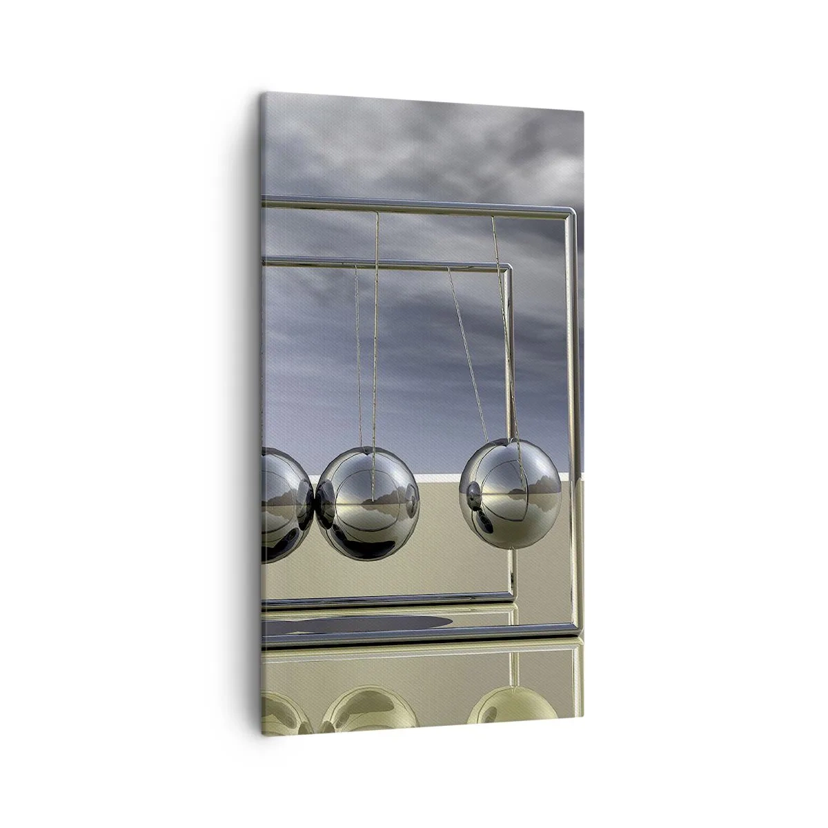 Schilderen op canvas - De energie van de wereld - 45x80 cm