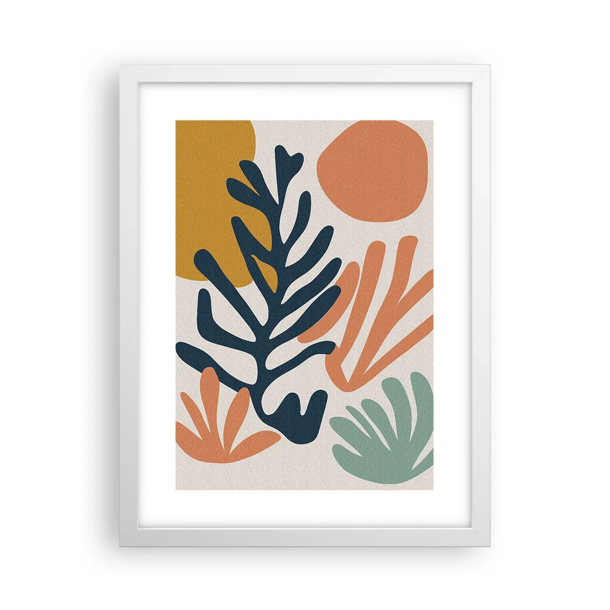 Poster in een witte lijst - Koraalzeeën - 30x40 cm