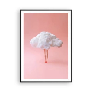 Poster in een zwarte lijst - Zoete belofte - 70x100 cm