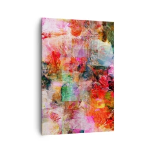 Schilderen op canvas - Een reis door de rozen - 70x100 cm