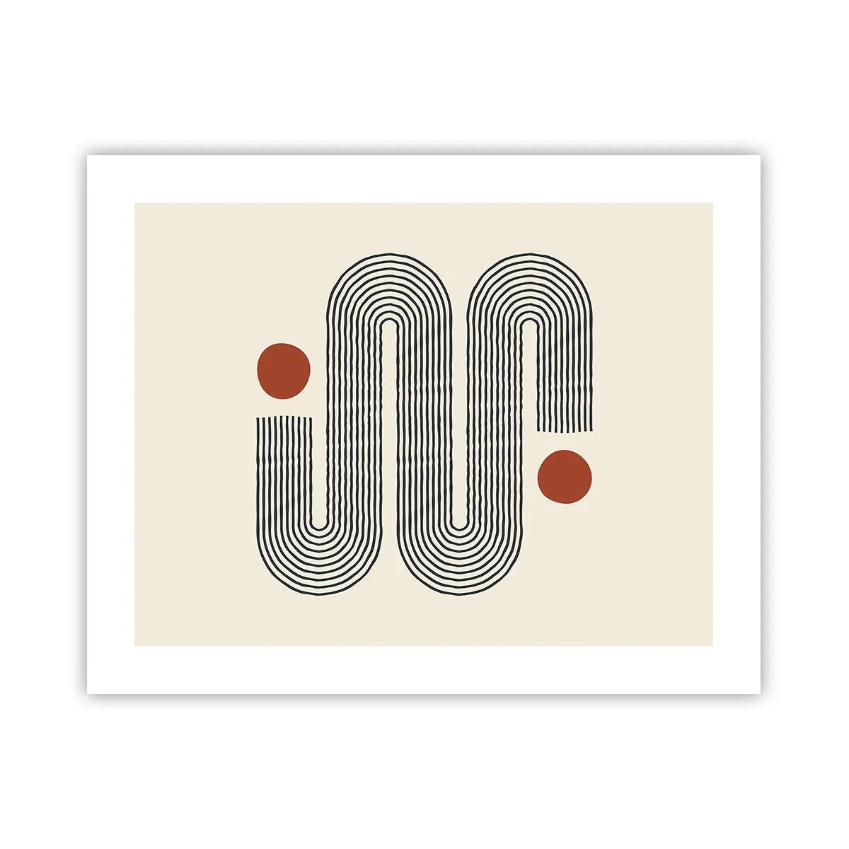 Poster - Van het begin tot het eind - 50x40 cm