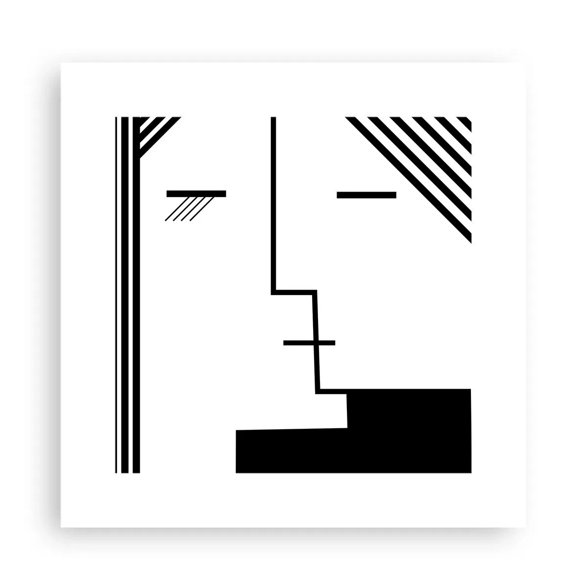 Poster - Alleen maar een kus - 30x30 cm