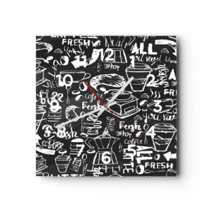 Wandklok - Klok - Alles wat je nodig hebt is… - 40x40 cm