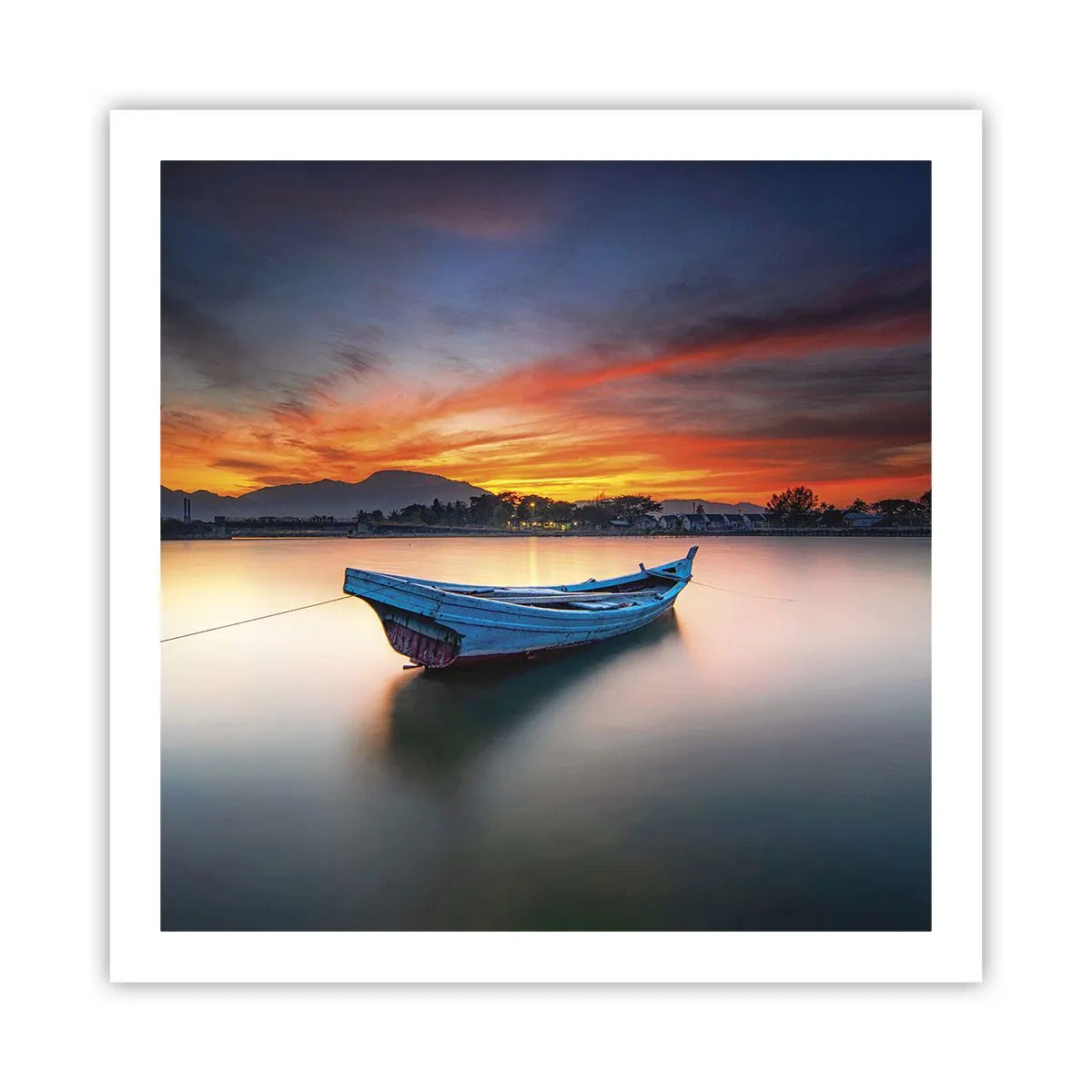 Poster - Een goede nacht komt eraan - 60x60 cm