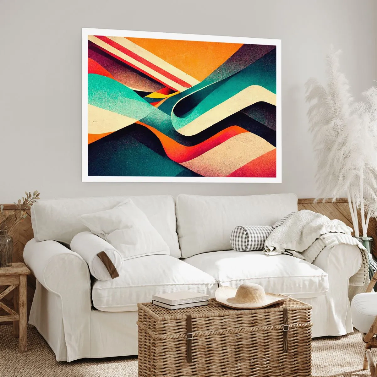 Poster - Intensieve compositie - 91x61 cm