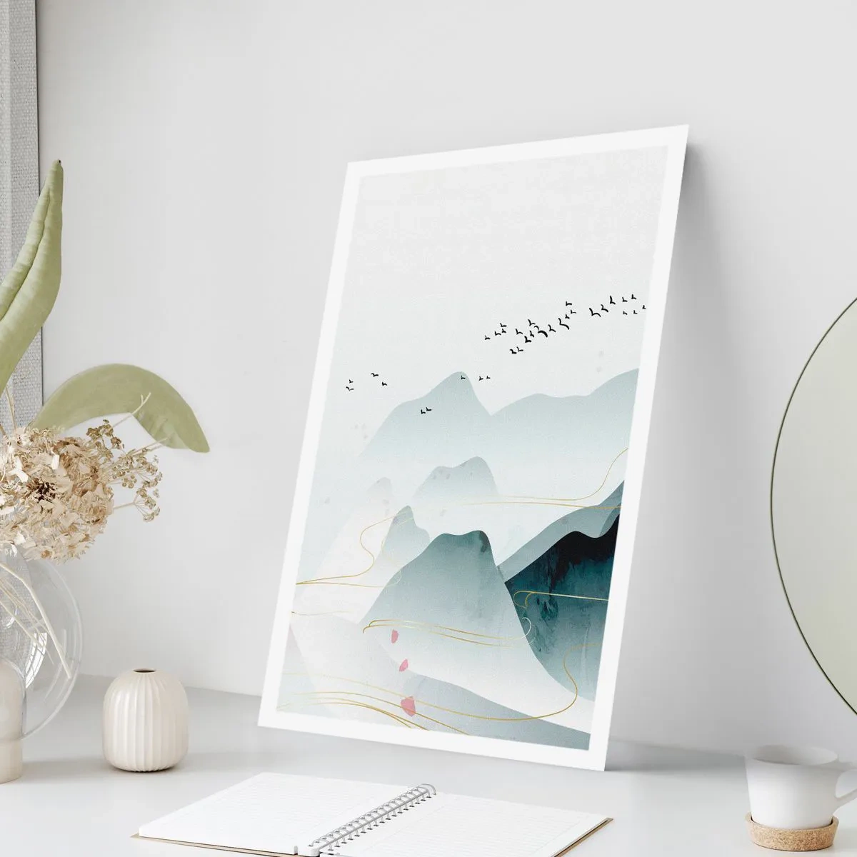 Poster - Over de toppen - 30x40 cm