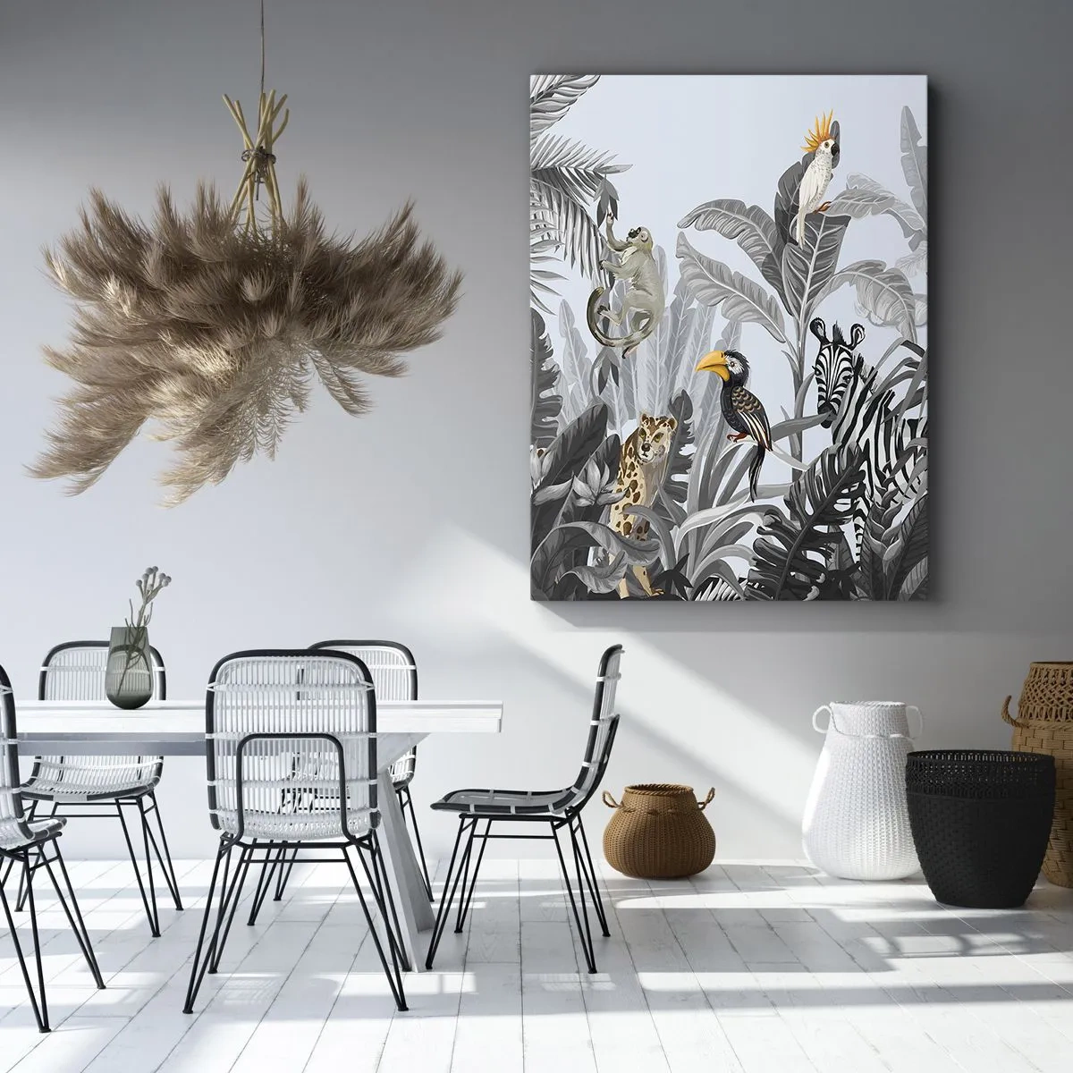 Schilderen op canvas - Afrikaans sprookje - 50x70 cm